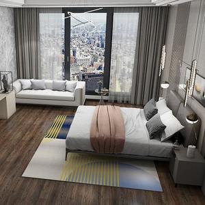 Tapis Akmin - Fabriqué à la machine, en laine et nylon tressés, usage commercial, antidérapant, résistant à l'usure, écologique, sur mesure - Product Image 2