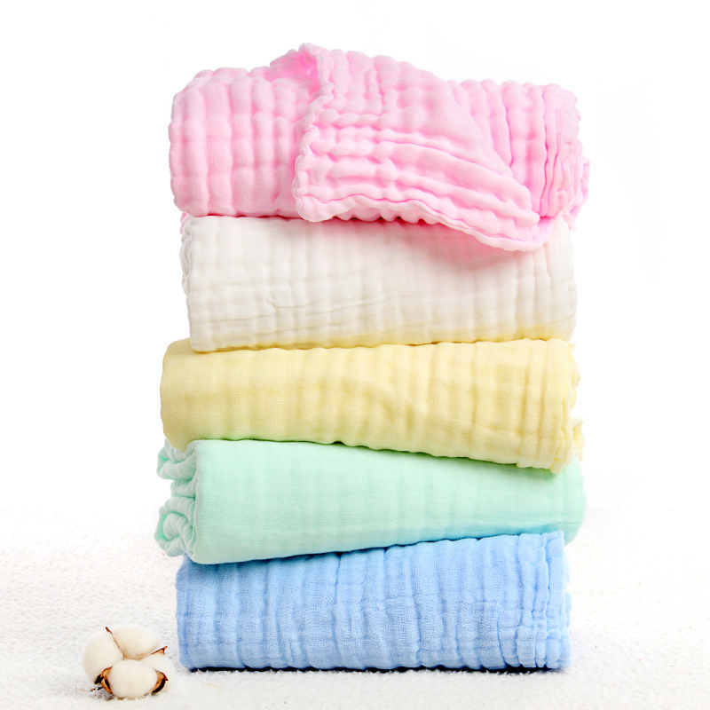 6 Layers Newborn Swaddle Baby Towel Blanket Muslin Swaddle Blanket