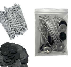 पक्षी निवारक उपकरण सहायक उपकरण उपकरण उपकरण उपकरण उपकरण सामग्री के लिए एल्यूमीनियम टिकाऊ फास्टनरों को चित्रित किया - Product Image 3