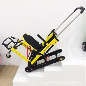 Electric Stair Climber 24V 10A Lithium Battery Yellow Fully Automatic <b>Tracked</b> Mobility Scooter For Disabled Patients - Product Image 3