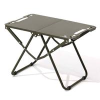 Table pliante d'extérieur légère et moderne en acier au carbone avec sac de transport pour mobilier d'extérieur