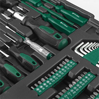 Juego de 799 Herramientas Mecánicas Manuales con Caja de Almacenamiento de Aluminio con Ruedas