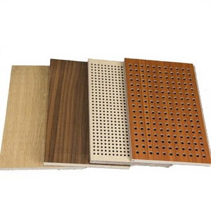 Panneaux acoustiques perforés en bois MDF MGO pour l'absorption du son, conception de modèle 3D - Product Image 1