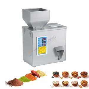 Máquina manual de enchimento e pesagem de saquinhos para garrafas, grânulos e pó de sal e café, tempero e açúcar, 1 a 200 gramas
