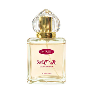 MISIJI Lusso per <span class=keywords><strong>Donna</strong></span> Eau De Parfum <span class=keywords><strong>Rosa</strong></span> 100ml con Tappo Sferico Dorato, Profumo Floreale Orientale Dolce a Lunga Durata - Product Image 5
