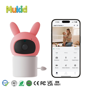 Monitor per Bambini Intelligente con App Mobile, Visualizzazione in Tempo Reale, Telecamera HD 2MP, Rilevamento Movimento, Visione Notturna, Audio Bidirezionale, Batteria Ricaricabile - Product Image 1