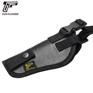 GunFlowerプレミアムPUレザーショルダーホルスター、ダブルマガジンポーチマルチフィットほとんどのモデル - Product Image 4