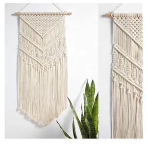 Decorative Geometric Beautiful Yarn Tapestry Wall Decor Macrame Wall Hanging Art Woven Boho Home Decor