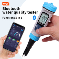 Testeur de pH BT-811 5 en 1 Détecteur de qualité de l'eau Haute précision PH TDS EC CF Temp