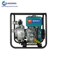 Pompe à eau auto-amorçante diesel Yuchai YC80BE pour l'agriculture, diamètre 3 pouces, hauteur de refoulement max. 28m, YC178FE pour l'irrigation agricole