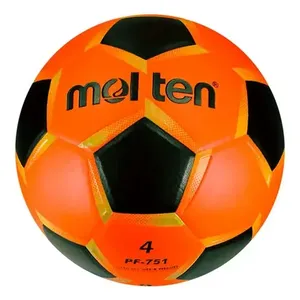 Pf-751 fuso di alta qualità n. 4 pallone da calcio pentagono laminato bianco pelle PU macchina cucitura 5 Base di gomma stampa personalizzata