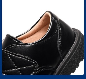 Scarpe in Pelle PU per Ragazzi, Nuova Tendenza, Alta Qualità, Scarpe Scolastiche Nere per Bambini, Calzature Casual per Studenti - Product Image 5