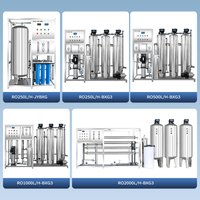 Système d'osmose inverse en acier inoxydable 250/500 litres par heure, moteur de station de traitement d'eau par osmose inverse pour la filtration d'eau pure