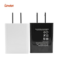 Chargeur mural USB pour téléphone portable et montre connectée, 10W, ignifuge, avec sortie 2A, prise Euro/US