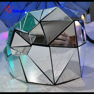 Argent or miroir ours masque Animal casque à la <span class=keywords><strong>mode</strong></span> nouvel an scène Performance discothèque Cosplay accessoire chapeau couvre-chef - Product Image 4