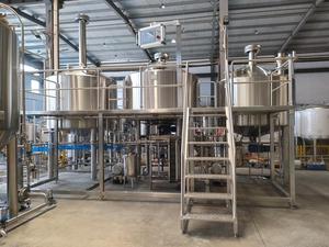 15bbl 18hl SUS304 hơi nước nóng 4 tàu vi hệ thống nhà máy bia với giấy chứng nhận CE - Product Image 3