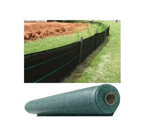 Toile tissée industrielle en PP stabilisée aux UV pour clôture anti-silt, barrière de contrôle de l'érosion pour les sites de construction, gestion des sols et des sédiments - Product Image 1