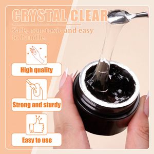 Colle gel super adhésive pour strass, personnalisable avec logo, pour décoration de strass, gel naturel 3D, colle forte - Product Image 2