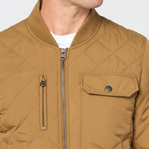 Vestes et manteaux stylés pour hommes Bomber d'hiver noir brodé Veste en faux cuir de moto Vestes universitaires pour hommes - Product Image 1