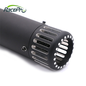 Racepro-silenciador de escape para motocicleta, tubo de acero negro para Harley Sportster 883 1200, Forty Eight, sevents, Two, Iron 883 - Product Image 4