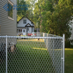 Alta calidad 8 pies 6 calibre ciclón alambre cadena enlace valla carril superior - Product Image 2