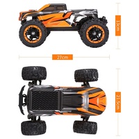 Coche de Carreras Monstruo HBX 16889A Pro 1/16 con Piezas Metálicas Mejoradas, 2.4G 4WD, Alta Velocidad, con Motor sin Escobillas
