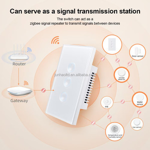 ETL SAA Certified Touch Groove Concave Glass Button Interruptor Wireless Inteligente Wifi Light <strong>Switch</strong> Wall <strong>Smart</strong> Home Electric - Product Image 2