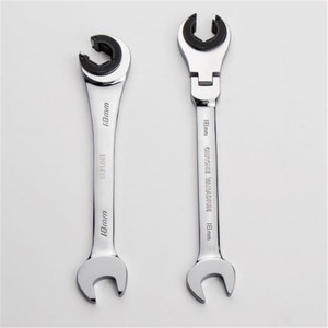 New 72 tooth Rotary Open Tubing Ratchet Plum Universal Bracket Quick Ratchet Open Combination Wrench
