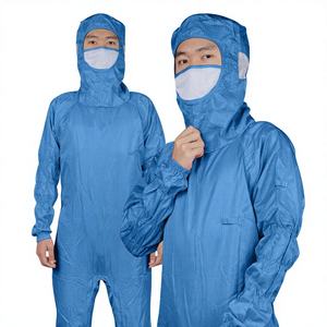 Tuta Protettiva Antistatica con Zip all'Inguine, Cappuccio Integrato, Leggera e Traspirante per Adulti, Ideale per Officina e Ambienti Puliti - Product Image 1