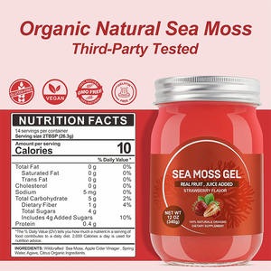 <span class=keywords><strong>Vigo</strong></span> Fresa OEM Sabor Orgánico Sea Moss Gel Irlandés Sea Moss Gel - Product Image 2