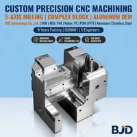 Service d'usinage CNC 5 axes de haute précision, fraisage CNC d'aluminium, d'acier et de laiton, composants usinés CNC pour l'automobile