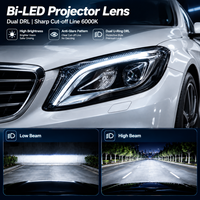 Pour Mercedes-Benz GLA W156 2015-2017 – Ensemble de phares LED CSP 36W ultra-lumineux 12V 6000K 6000 Lumens avec ampoule D2H
