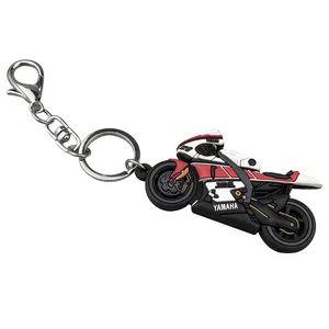 Dongguan Factory Good Quality Pvc Rubber Cool Motorcycle Shape Keychain Attractive Price