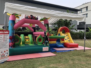 Attraente <span class=keywords><strong>casa</strong></span> di salto all'aperto a <span class=keywords><strong>tema</strong></span> pesce dell'oceano gonfiabile, castello di salto gonfiabile con un buon prezzo - Product Image 3