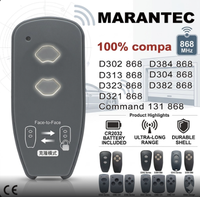 Télécommande de porte de garage fixe automatique 868 MHz à 2 touches, nouvelle, de la marque MARANTEC, pour usage extérieur et hôtelier, intelligente