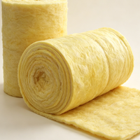 Couverture en laine de verre INSULWOOL, emballage OEM, support avec feuille métallique, certifiée ASTM pour applications CVC, protection thermique ignifuge A1
