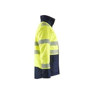 BLAKLADER - 491715343389L Women's multinorm winter <b>jacket</b> <b>Hi</b>-<b>vis</b> <b>Yellow</b>/Navy blue - EAN 7330509823491 FLAME RESISTANT WORKWEAR - Product Image 3
