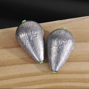 Plomada de pesca Aohu con núcleo hueco, 40g 50g, plana en forma de corazón, accesorio de pesca duradero y funcional - Product Image 2