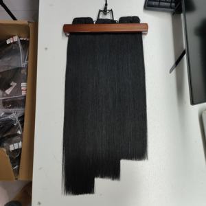 Paquetes de Cabello Indio Virgen 12A, Cabello Humano Liso con Cutícula Alineada, Cabello Indio Virgen Doblemente Tramado Sin Procesar - Product Image 4