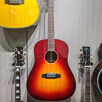 J45 All Solid Acoustic Guitar 41" Round Shoulder Dreadnought Solid Spruce Top & Solid Rosewood Back Sides Stringed Instruments