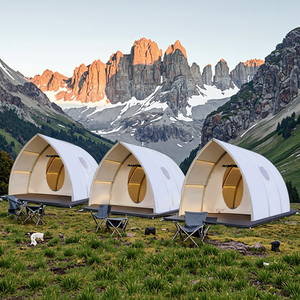 Carpa de Hotel Glamping Airmega 5*7, Tela de PVC, Carpa de Navegación para Resort de Cuatro Estaciones, para Camping, Modelo LINGCHEN-E S - Product Image 2