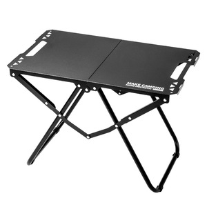 Outdoor Folding Table Portable Tactical Camping Table Aluminum Rectangular Trestle Base Lightweight Outdoor Use - Product Image 2