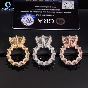 Large Size 20ct Moissanite <b>Ring</b> <b>Iced</b> Out Solid Sterling Silver 925 Hip Hop Jewelry VVS Moissanite Diamond Band Wedding <b>Ring</b> - Product Image 6