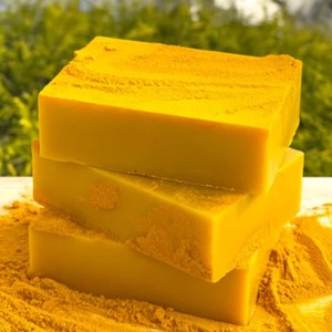 Jabón Facial Iluminador de Cúrcuma y Ácido Kójico de Marca Privada, Jabón Limpiador Facial OEM ODM al por Mayor, Barra de Jabón para el Cuidado de la Piel con Ácido Hialurónico - Product Image 6