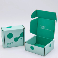 Boîtes d'expédition en carton ondulé écologiques en matériaux recyclés, logo personnalisé, revêtement UV, boîtes postales, emballage de parfum, Noël