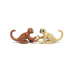 Figura <span class=keywords><strong>di</strong></span> <span class=keywords><strong>Scimmia</strong></span> Gibbon a Braccia Lunghe, Accessori per Costruzioni Compatibili con Mattoncini Standard, Mattoncino <span class=keywords><strong>Scimmia</strong></span> della Giungla Zoo NO.77864 - Product Image 5