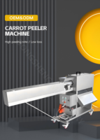 Máquina Peladora de Zanahorias Totalmente Automática, Peladora Eléctrica de Zanahorias, Máquina para Quitar la Piel de las Zanahorias, Máquina Peladora de Zanahorias Continua
