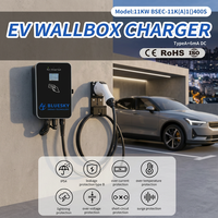 Stasiun Pengisian Daya AC Wallbox EV 7KW untuk Lantai, Dilengkapi Layar Tunggal, Cocok untuk Rumah, Komunitas, dan Tempat Parkir