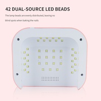 Lampu Kuku UV LED WY-09 42 LED Beads 4 Timer Layar LCD Alas Dapat Dilepas Pengering Kuku untuk Gel Polish Manikur Pedikur