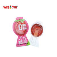 Free Sample Jelly Candy Low Sugar 66% Fruit Juice Vegan Candy Sweet Imports Chinese Candy